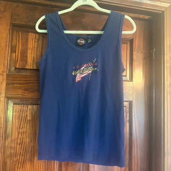 Harley-Davidson Blue Sweatshirt - Picture 1 of 4